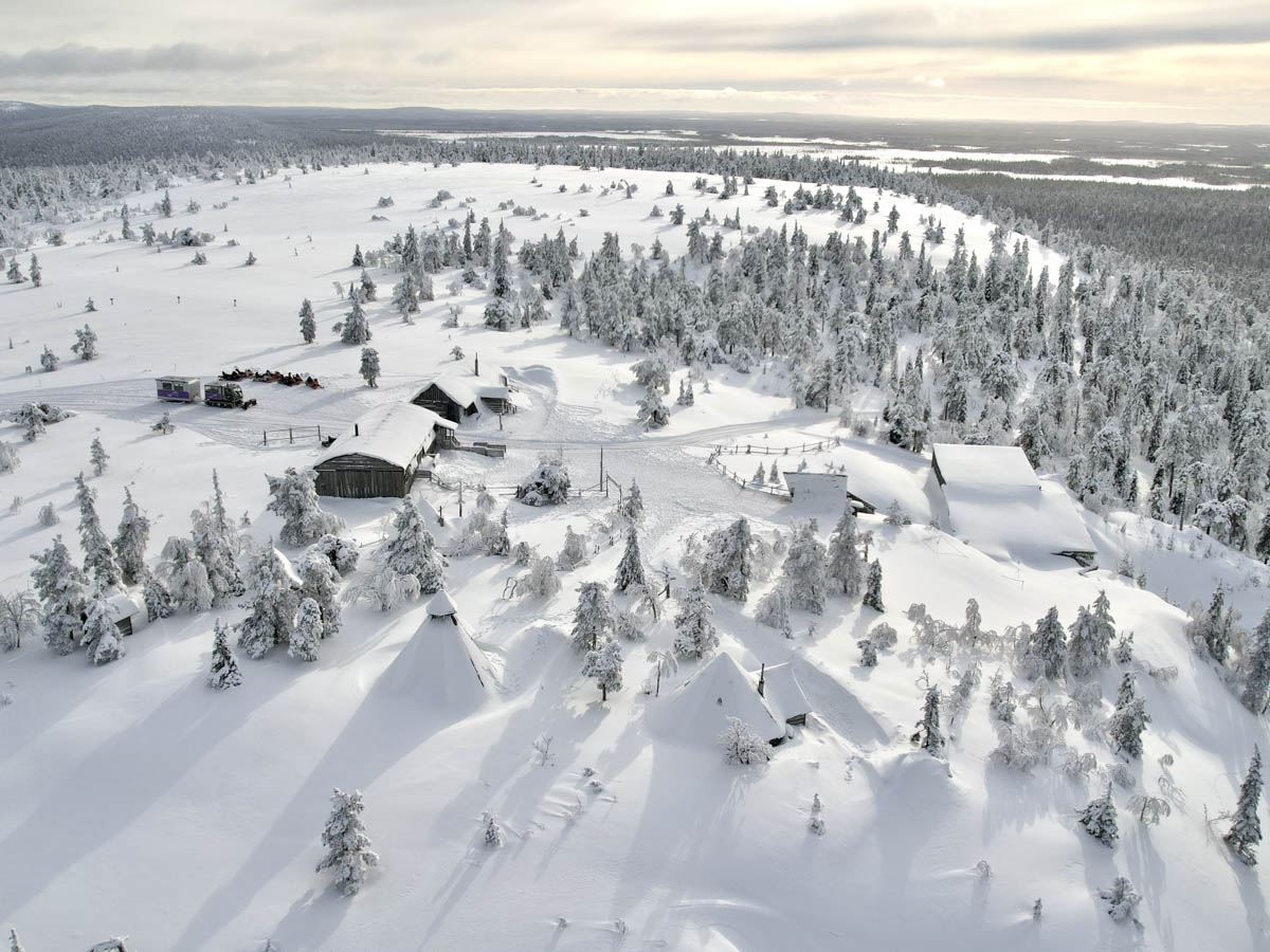 Landschaftsaufnahme von Immobilien